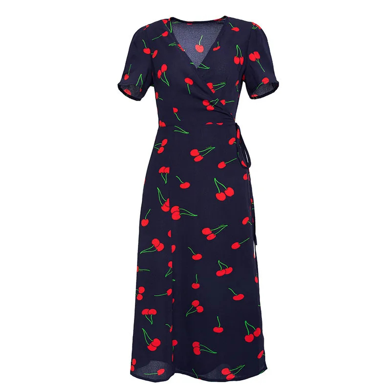 PLAMTEE Летнее Платье Женское vestidos длинное обтягивающее платье Femme v образный вырез