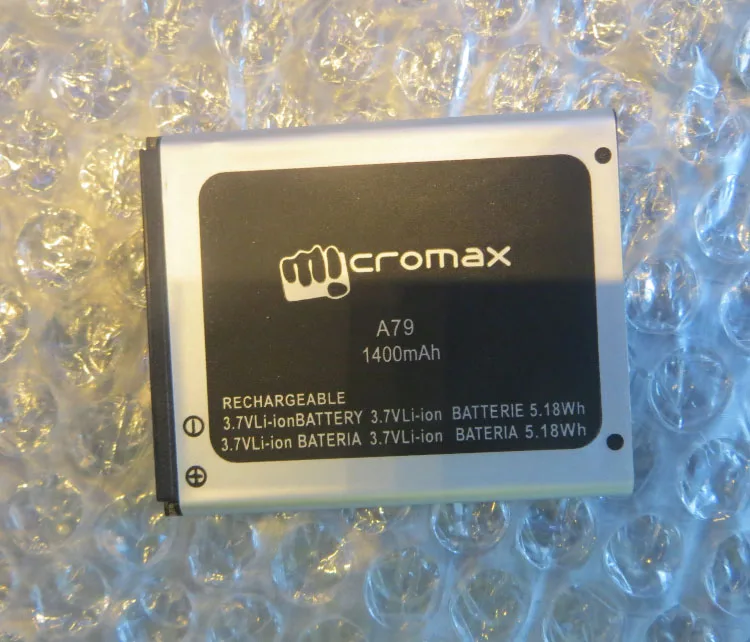 3.8V batteries Rechargeable Li-ion Li-polymer Built-in lithium polymer battery for A79 MICROMAX 1400MAH | Электроника