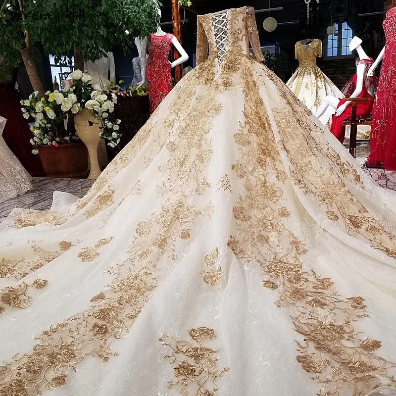 Платье с длинным рукавом винтажное жемчугом и бусинами 2020 | Свадьбы торжества