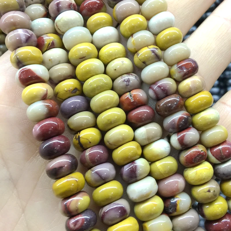 9 Colors Fashion Natural Stone Beads Rondelle Wheel 8 mm Round Abacus DIY Jewelry Making Labradorite Rhodonite Jaspers etc | Украшения и