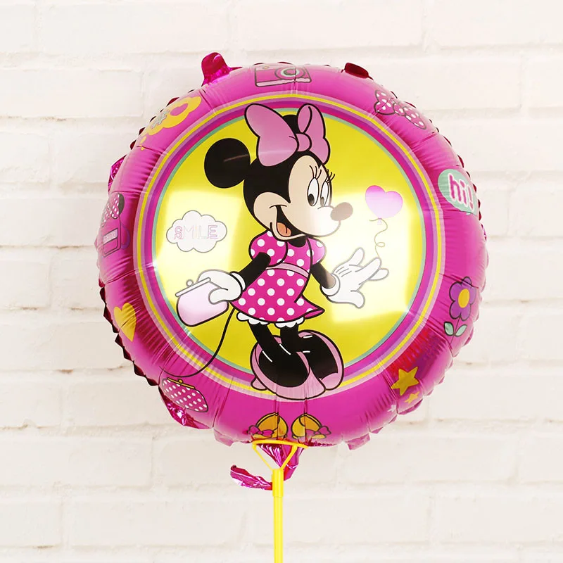 18R00403 45x45cm 1 шт Микки Минни фольгированные шары День рождения украшения детский душ мальчик девочка Globos Микки Минни принадлежности для тематической вечеринки баллон - Цвет: 18R00403 45x45cm