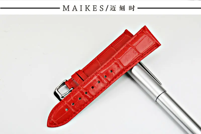 MAIKES, новинка, аксессуары для часов, 12 мм-22 мм, Ремешки для наручных часов, женские, синий, натуральная кожа, ремешок для часов, браслет для Citizen, ремешок для часов