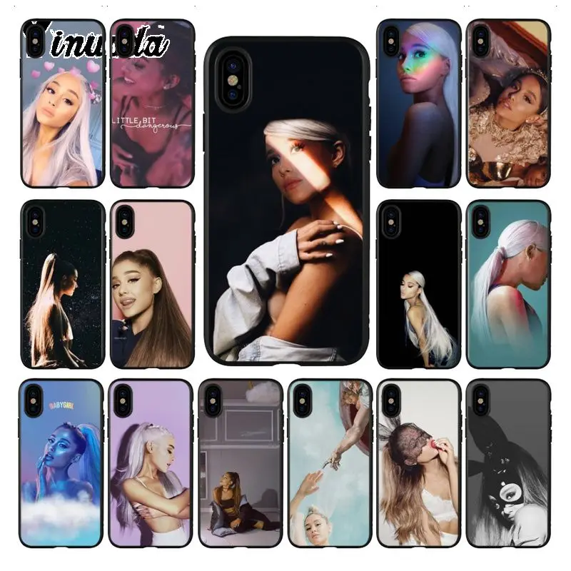 Yinuoda ariana grande Novelty Fundas Phone Case Cover for iphone 8 7 6 6S Plus 5 5S SE XR X XS MAX Coque Shell | Мобильные телефоны