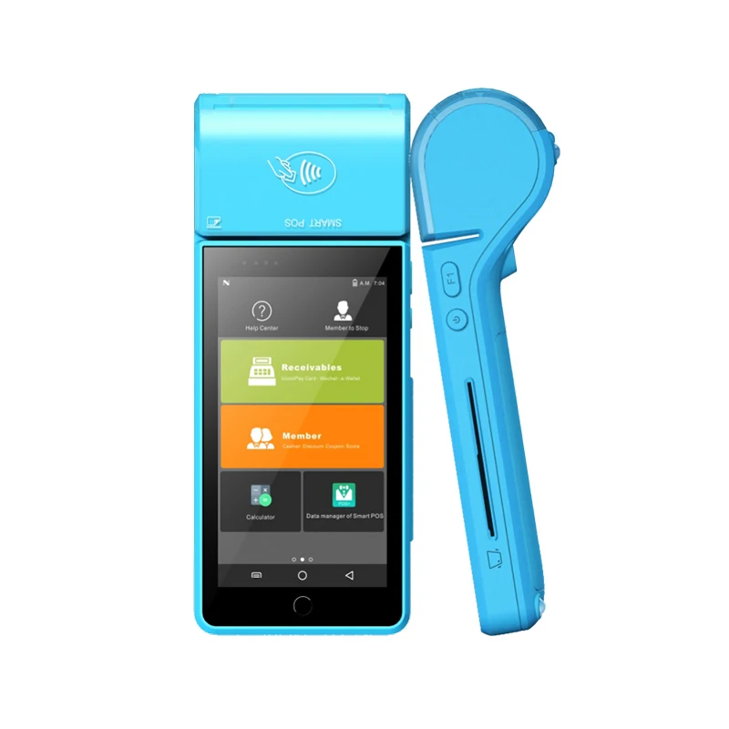 5 дюймов ручной pos терминал android PDA сканер nfc камера RFID wifi штрих кода планшетный ПК