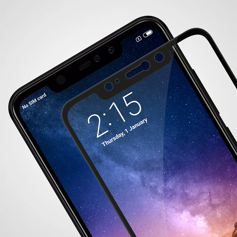 Tempered Glass For Xiaomi Redmi Note 6 Pro Screen Protector Nillkin for Note6 Protective Film CP+ Full Cover 2.5D HD 6.26&quot | Мобильные