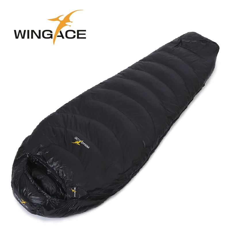 WINGACE заполняющий 1000 г спальный мешок с гусиным пухом Для Взрослых Мумия