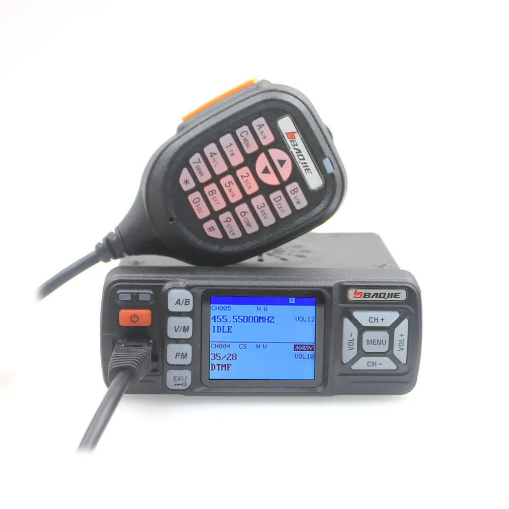 Upgrade of BJ-218 Baojie BJ-318 Walkie Talkie Mini Dual Band VHF UHF Mobile Radio 20/25W 10 KM Car Radio 10KM Two Way Radio