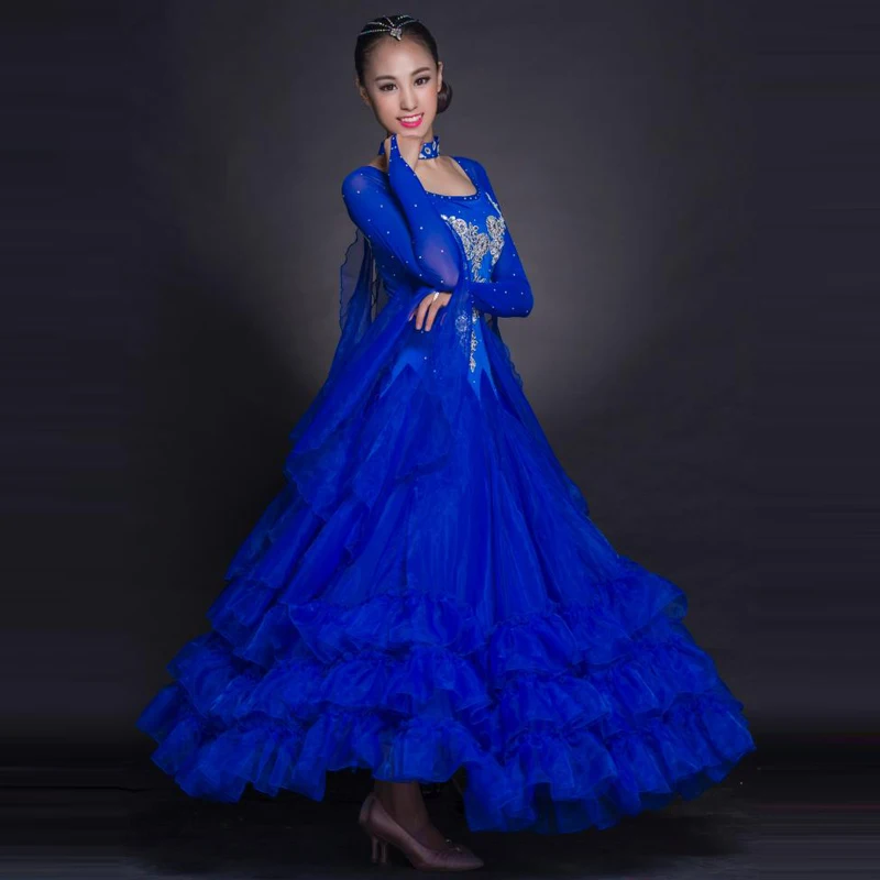 Новинка 2017 социальные танцы вальс Современный бальный танец практика