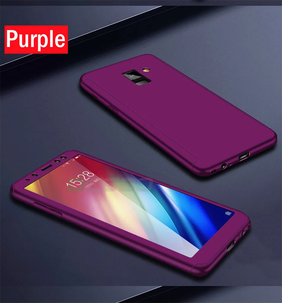 OICGOO 360 Полный чехол для Samsung Galaxy A7 A6 A8 J4 J6 J8 Plus чехлы для телефонов для Samsung Galaxy A5 A7 чехол