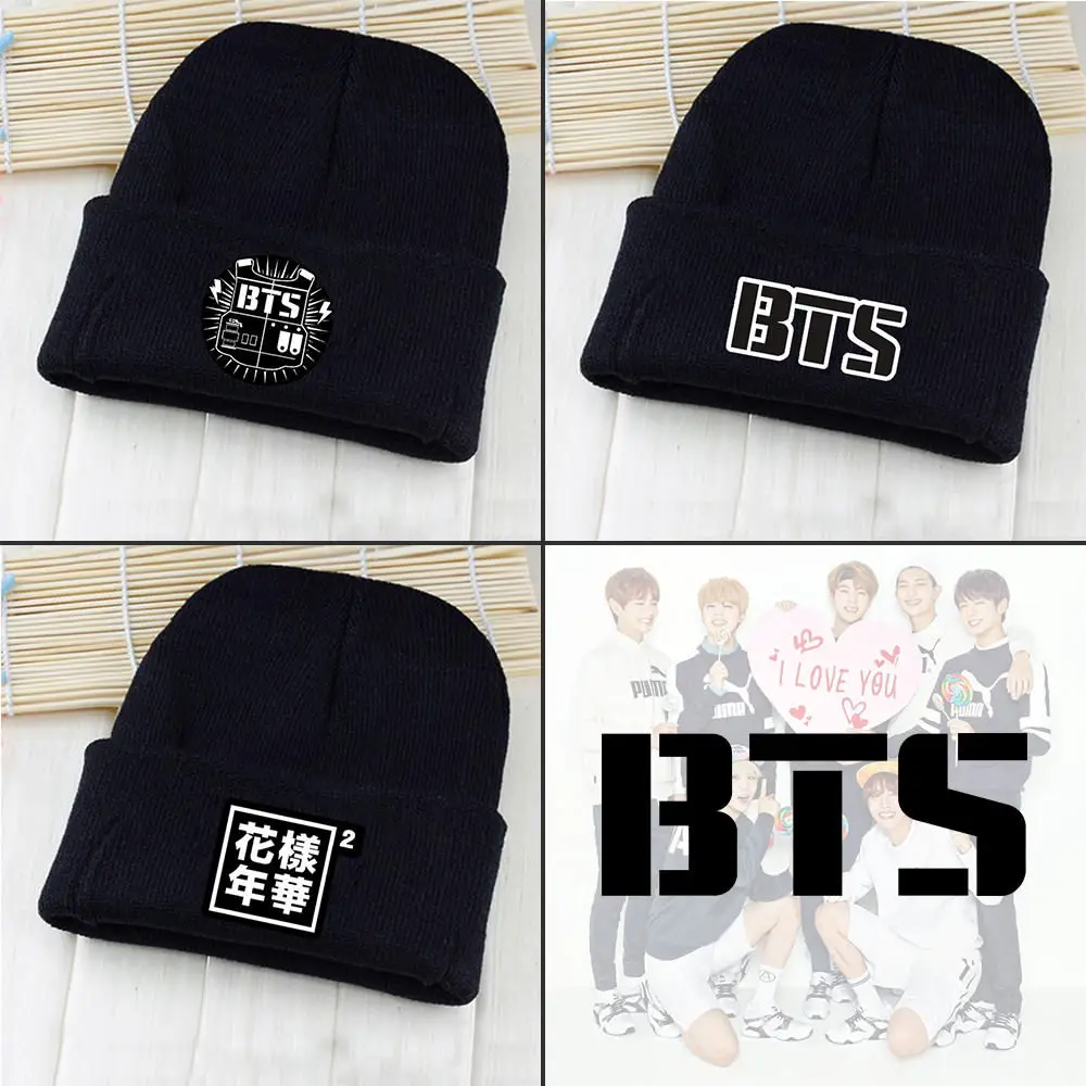 OHCOMICS Kpop BTS Bangtan мальчики Skullies Beanie вязаная шапочка из хлопка шапка хип-хоп унисекс