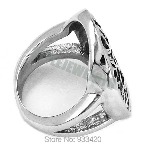 Бесплатная доставка! Кольцо из нержавеющей стали Claddagh байкерские мужские кольца