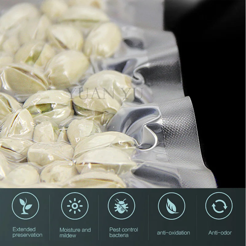 Бытовой вакуумный упаковщик, пакеты для хранения продуктов, саран, упаковочная машина, упаковка для хранения продуктов, пакет для сохранения свежести продуктов, Длинные вакуумные упаковочные пакеты