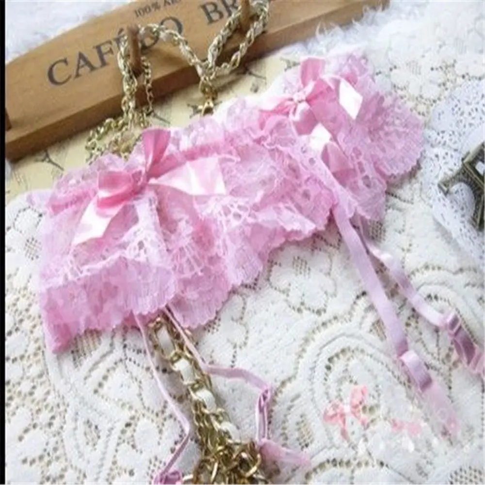 pink-t HEALMEYOU, 1 шт., стиль, женские прозрачные сексуальные модные кружевные чулки и подвязки, пояс для чулок для женщин, горячая любовь - Цвет: pink-t