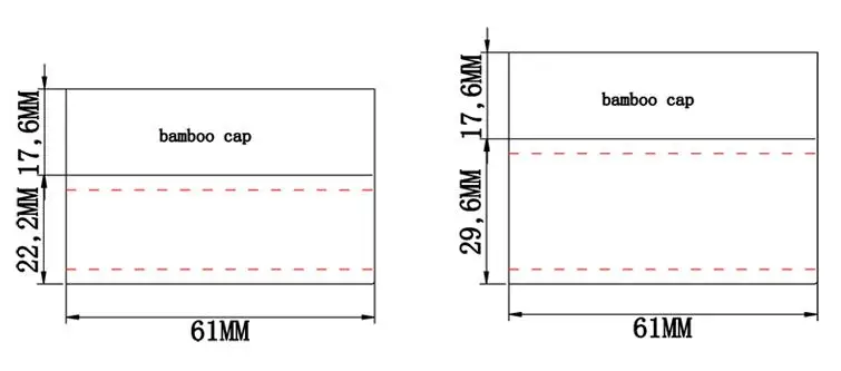 10 шт. баночки для косметики с бамбуковой ивовой крышкой 30 г/50 г | Дом и сад