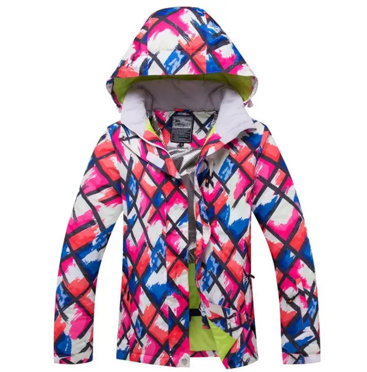 Зимние женские лыжная куртка для улицы водостойкие Охота WindStopper Теплые Лыжная куртка Восхождение Треккинг сноуборд куртка - Цвет: 01
