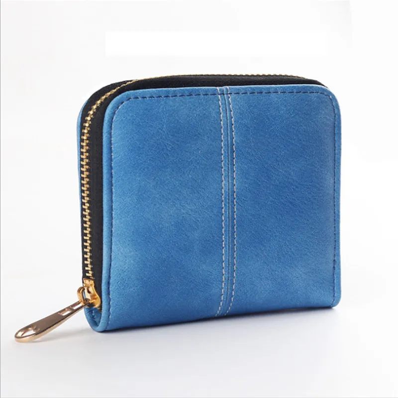 Маленький женский кожаный кошелек карамельных цветов Мини кошельки для мелочи