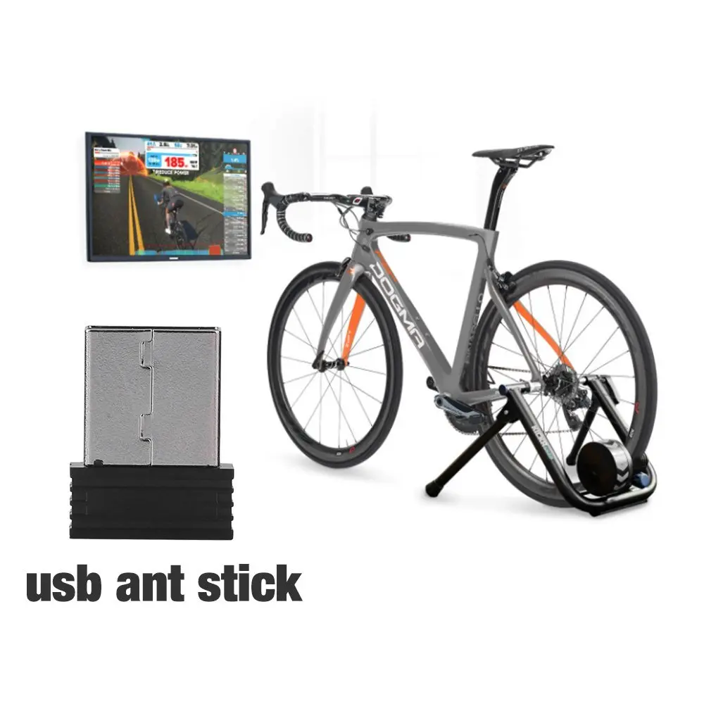 USB ANT + адаптер для Zwift Garmin Sunnto Tacx Bkool PerfPRO Studio CycleOps TrainerRoad обновления велосипедного