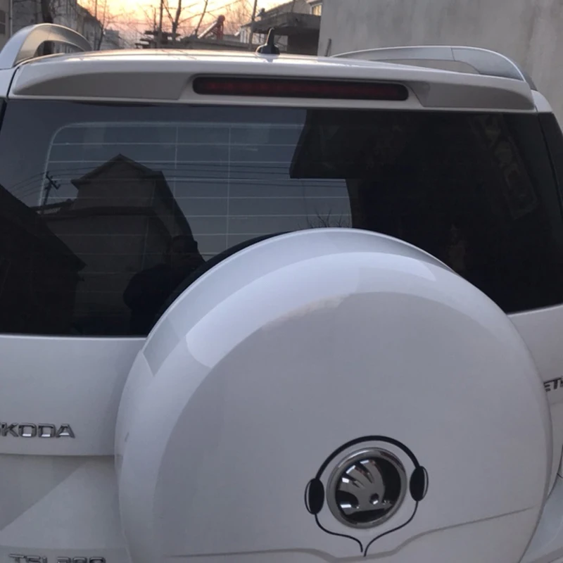 Спойлер для Skoda Yeti 2013 авто украшение в виде хвостового крыла ABS пластик Неокрашенный Грунтовка задний багажник спойлер на крышу