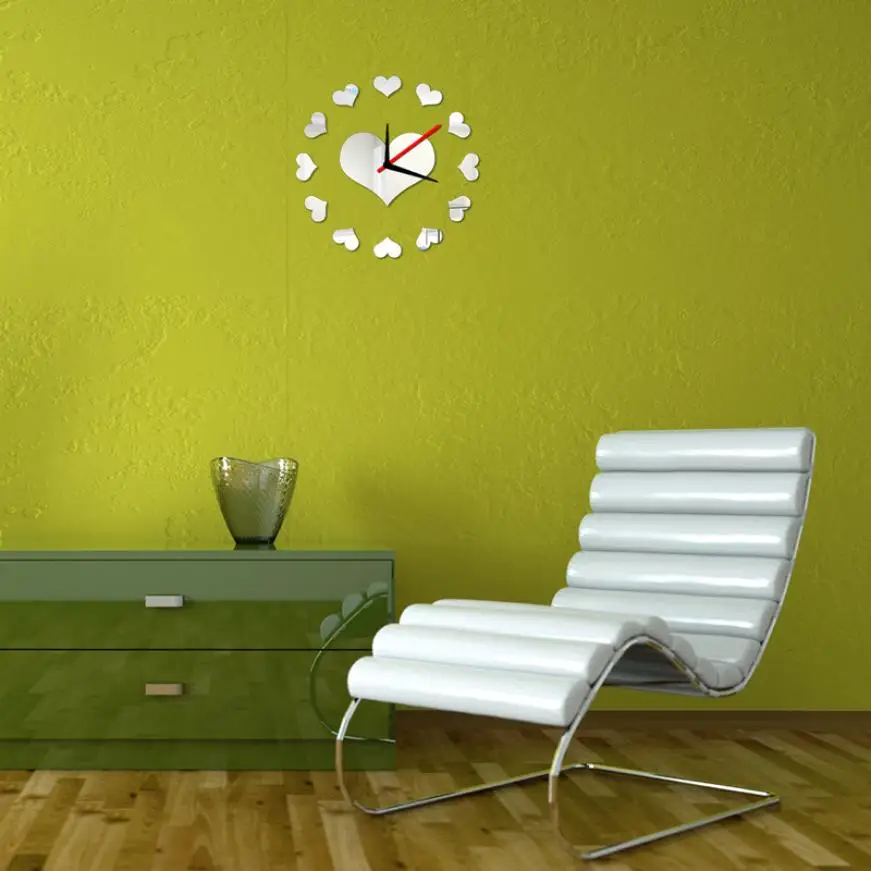 Новые квалифицированные часы DIY с любящим сердцем самоклеющиеся внутренние