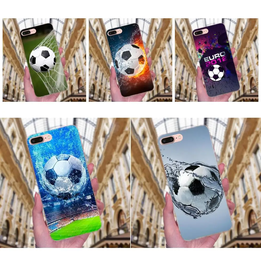 Мягкий стильный чехол из ТПУ для Huawei P8 P9 P10 P20 P30 Mate 7 8 9 10 20 Lite Plus Pro 2017 Love Football