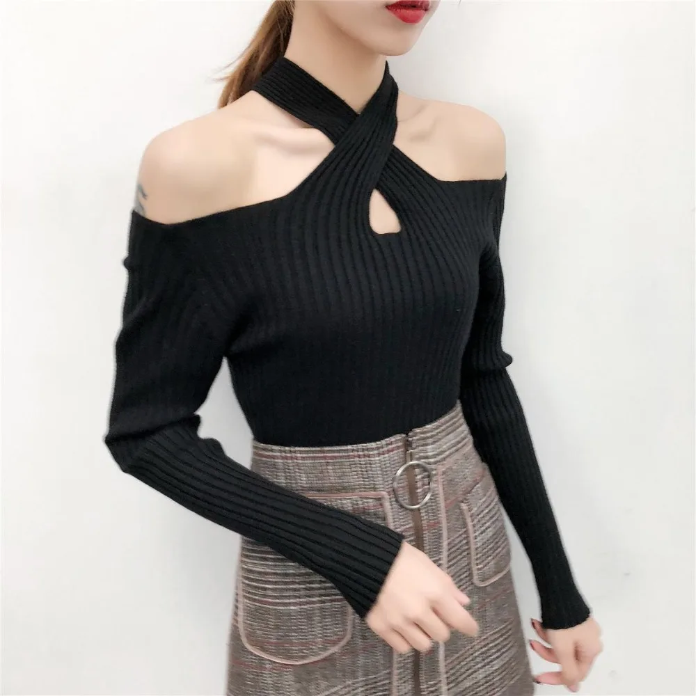 PINBEIQI New Autumn Winter Sweater Women Long Sleeve Pullover Basic Sweaters 2018 Korean Style Soft Knit Tops Female | Женская одежда