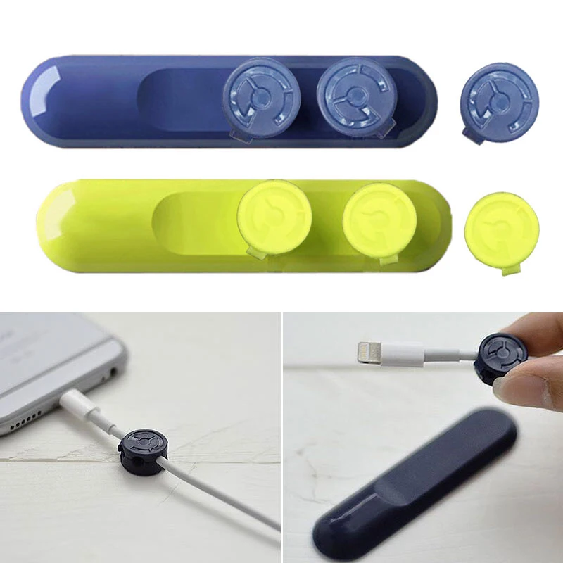 Tendway магнитный держатель для намотки кабеля Настольный usb-кабель органайзер