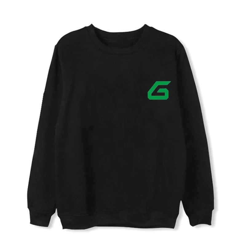 KpopGOT7 Весна и осень пуловер мужской плюс бархатные свободные модные обувь для