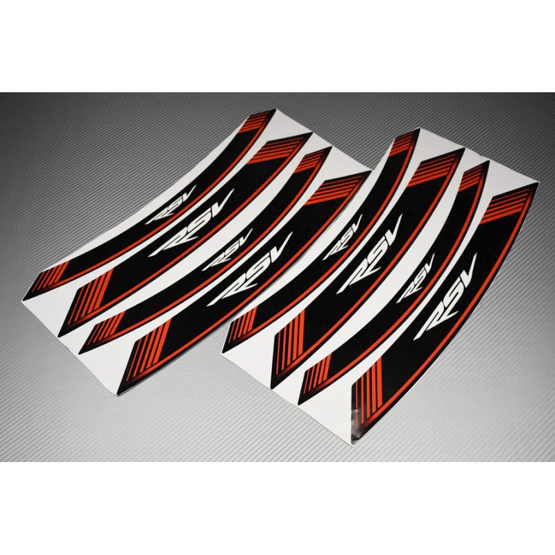Наклейка с толстыми краями для мотоцикла 8X полосатая наклейка на колесо APRILIA RSV