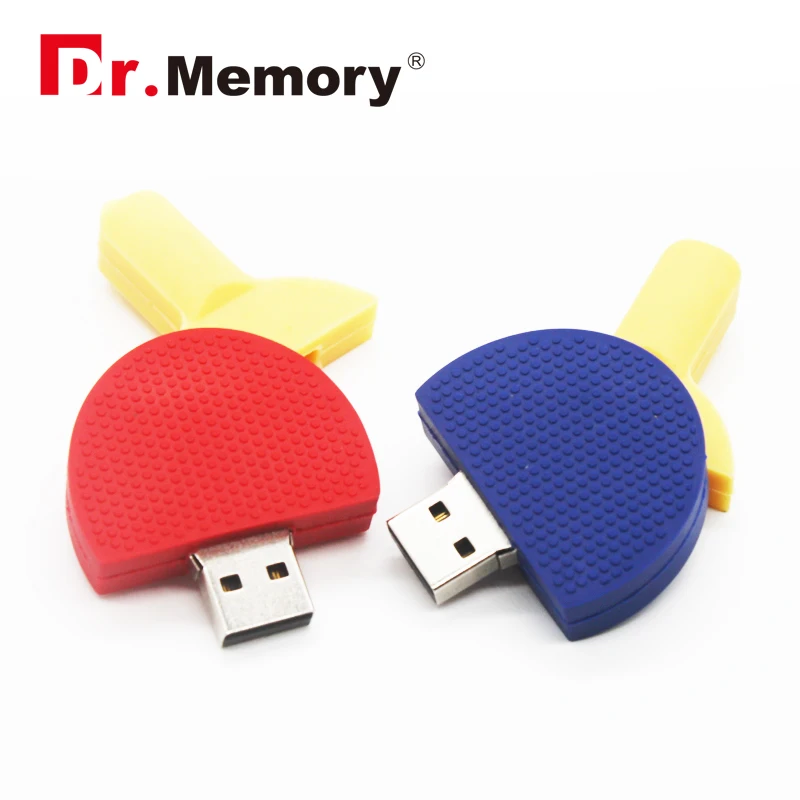 

64GB USB Flash Drive Ping Pong Bat Pendrive 32GB Real Capacity Memory Stick 16GB Pen Drive Flash Disk Personalized Creative Gift