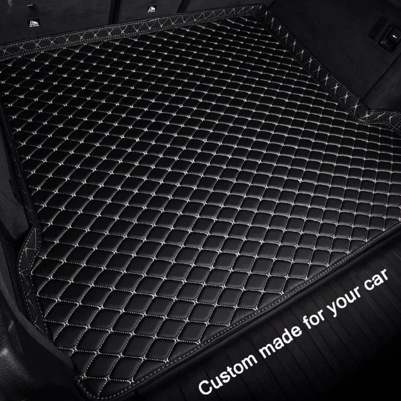 Car Trunk Mat for peugeot 308 t9 nissan murano z51 ford fusion changan cs15 citroen c4 Accessories cargo liner mats boot carpets |