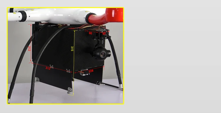 KUA Полезная нагрузка падение системы для MULTIROTORS длинный диапазон падение задачи полицейский спасательный 10 кг носить максимум