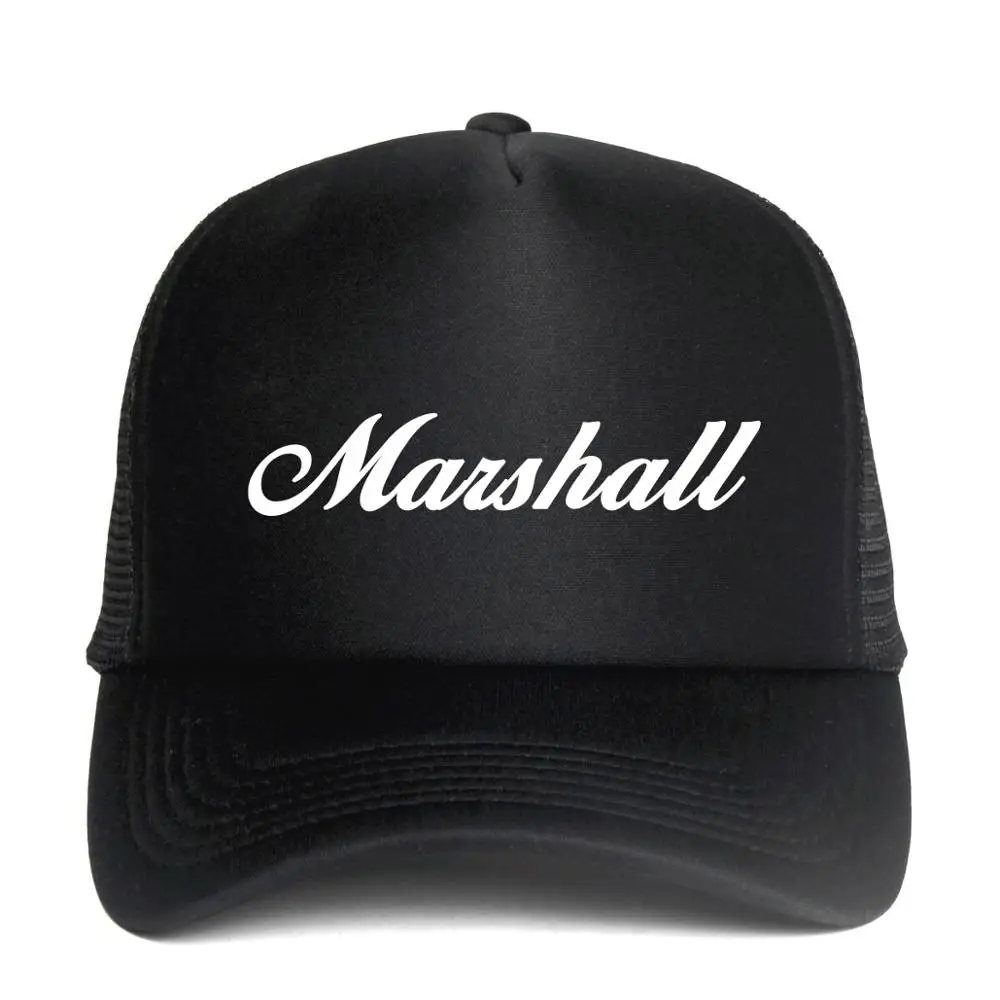 Black TRUCKER DongKing модная бейсбольная кепка Marshall, бейсболки, регулируемые кепки дальнобойщика, Кепка в стиле рок, хип-хоп, Кепка унисекс, Кепка Дальнобойщика - Цвет: Black TRUCKER
