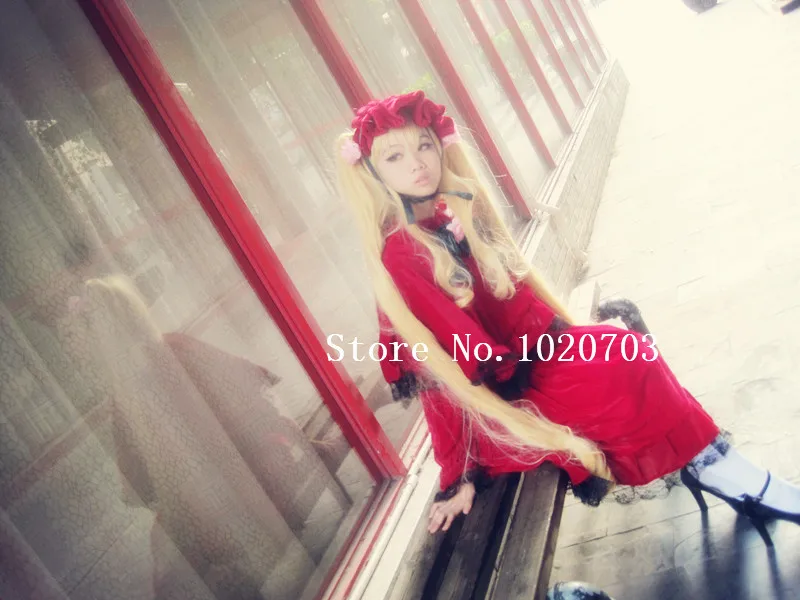 Rozen Maiden Shinku чистый Рубин Райнер платье Косплей Костюм |