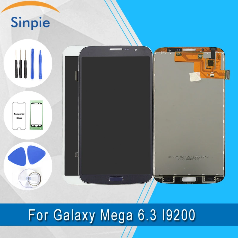 Для samsung Galaxy Mega 6 3 I9200 ЖК дисплей с сенсорным экраном дигитайзер в сборе
