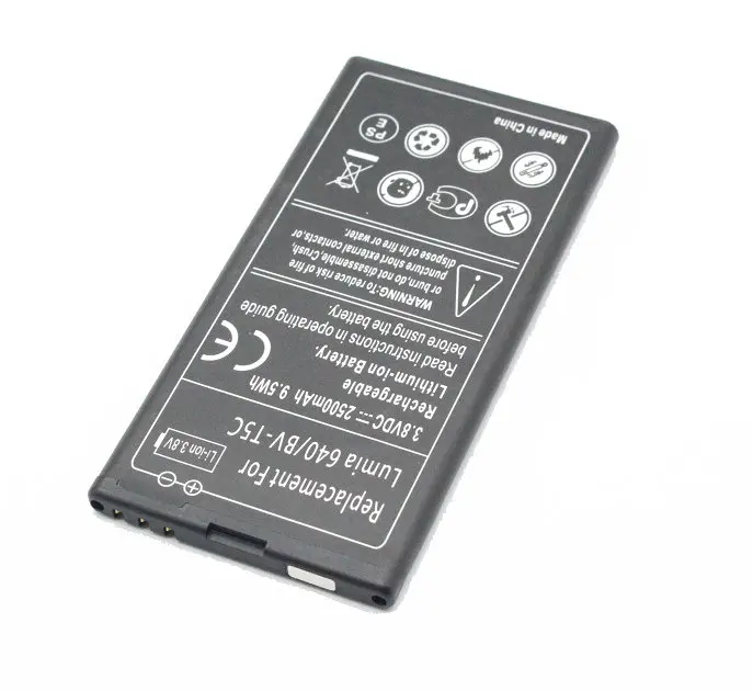 ITopZea 1x2500mAh/9.5Wh BV T5C / BVT5C Сменный аккумулятор для Nokia Microsoft Lumia 640 RM 1073|battery for|battery for