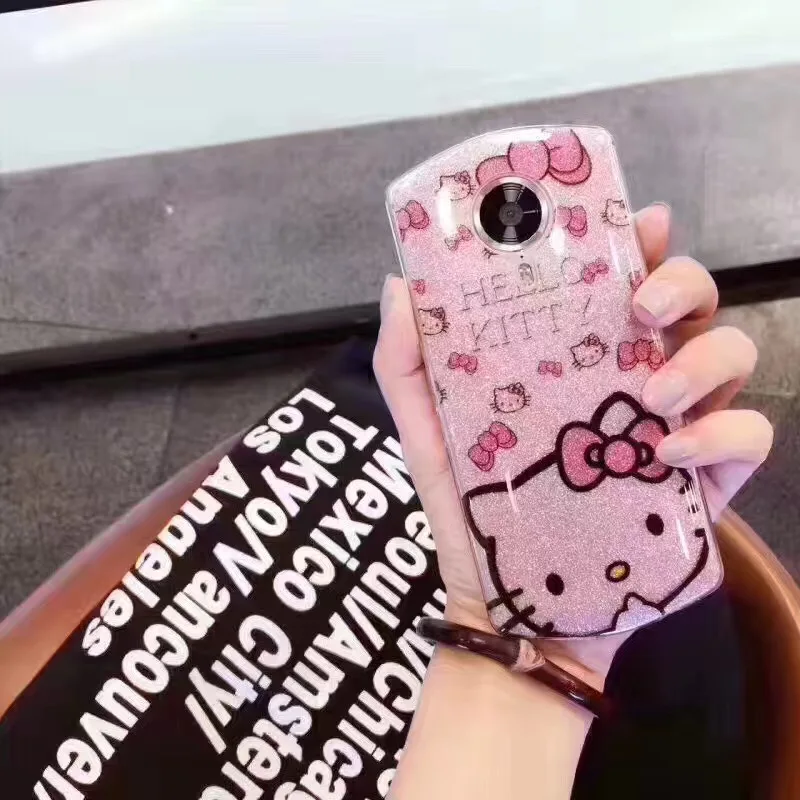 Для meitu M6 M8 t8 Чехол Hello Рисунок котенка блеск Мягкие TPU телефон В виде ракушки для |