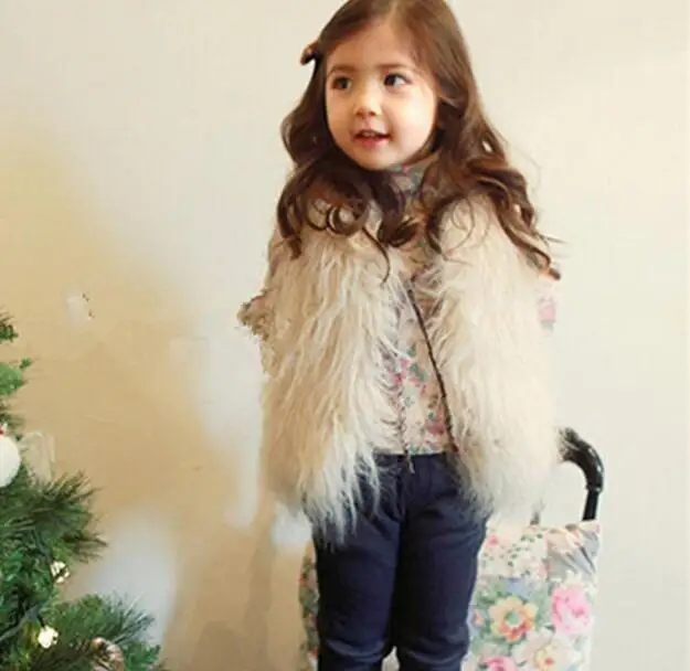 

Girls waistcoat thicken kids vest outwear fleece casual style children waistcoat New winter fashion kid clothing