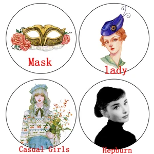 1 шт. Alideco клейкая лента из рисовой бумаги маски Хепберн леди Новый год Скотч для монтажа светодиодных лампочек DIY Бумага Скрапбукинг наклейки