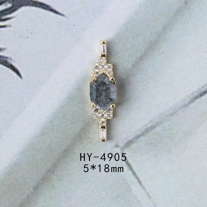 4905 20 шт./упак. класса люкс с подвесками из сплава циркония, 3D нейл-арта украшения Золотой Классический Ювелирные изделия из кристаллов Маникюр Аксессуары для телефонов - Цвет: 4905