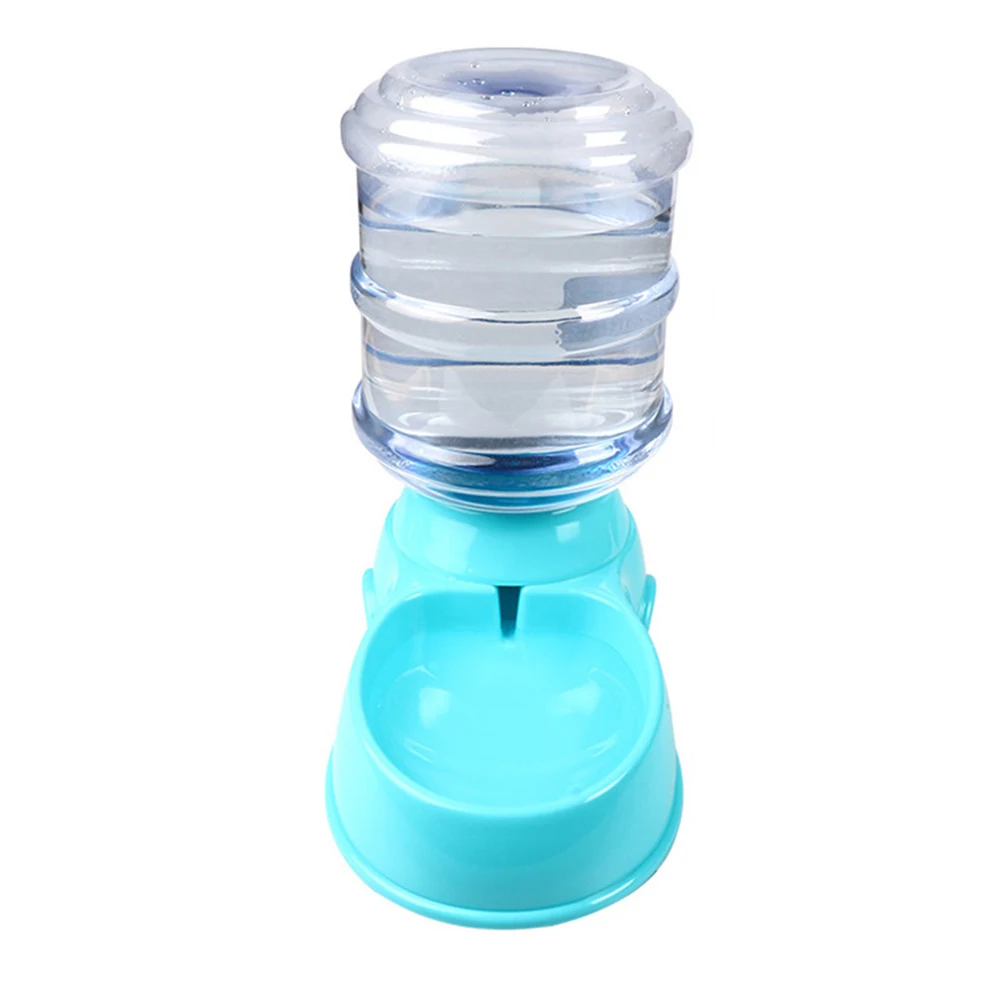 Blue Waterer Автоматический дозатор воды для домашних животных 3.8L большой питатель для домашних животных поилка для кошек Миска Для Кормления Собаки питьевая вода/автоматическая подача - Цвет: Blue Waterer