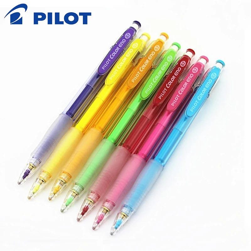 8 шт./лот Pilot HCR-197 Color Eno Mechanical Pencil Lead-0 7 мм | Канцтовары для офиса и дома