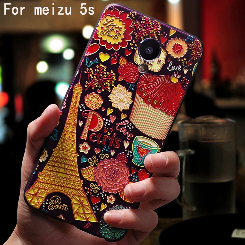 Yonlintan силиконовый роскошный банк крышка чехол для MeiZu M5s M 5S Вернуться etui 3D милые