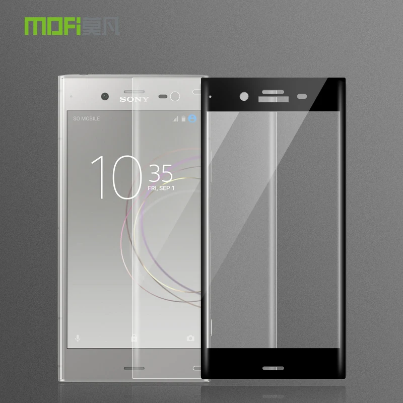 Закаленное стекло MOFI 3D для Sony Xperia XZ1 изогнутая Защитная пленка экрана Dual F8342