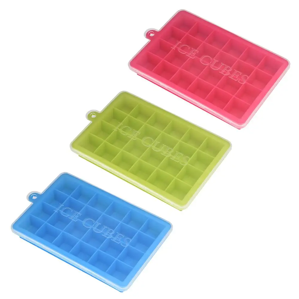 3 шт. квадратные силиконовые подносы для кубиков льда | Дом и сад