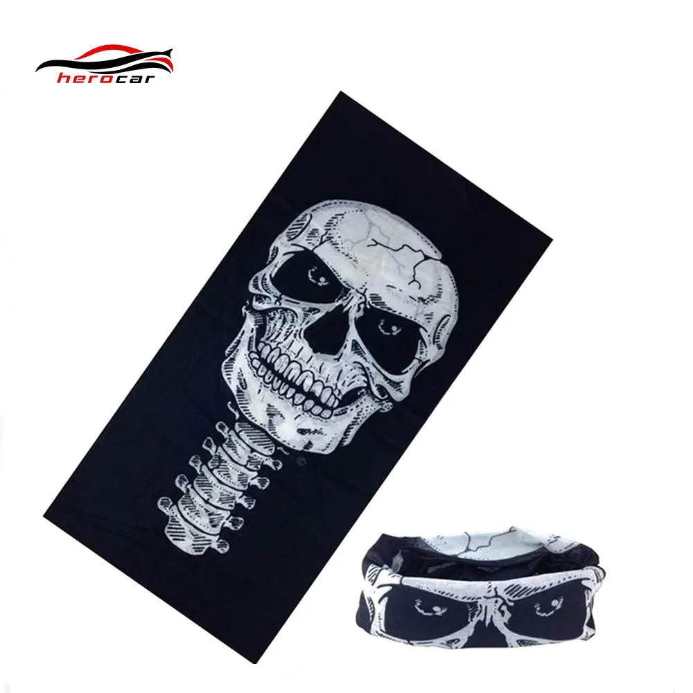 Skull Летний мотоциклетный шлем Балаклава Байкер мотоциклетная маска для защиты лица ветрозащитные наклейки для лица маска Балаклава Шарф маски черепа - Цвет: Skull