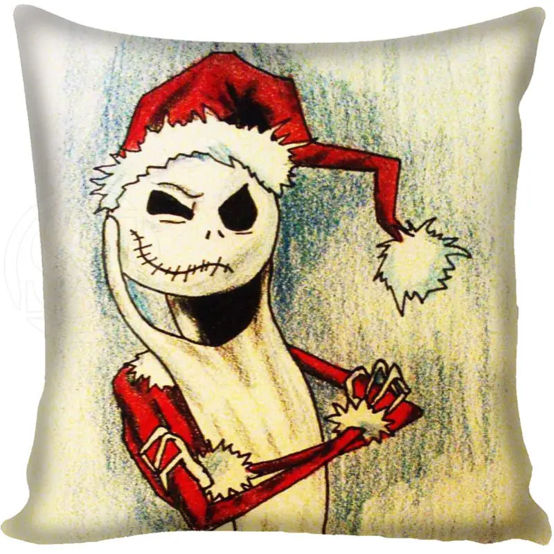 Pillowcase Пользовательские Джек Кошмар перед наволочка площади молнии домой декоративная наволочка две стороны печатных 35X 35, 40 X40 45X45 60X60 - Цвет: Pillowcase