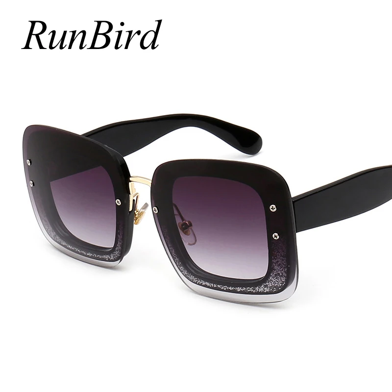 Солнцезащитные очки RunBird оверсайз для мальчиков и девочек стильные модные