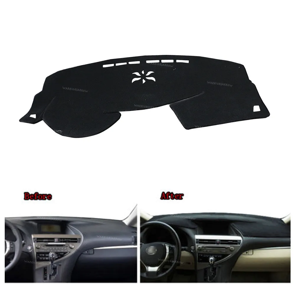 Чехол для приборной панели LEXUS RX 350 450H 2010 2015 Black LHD коврик защиты от солнца Защитная