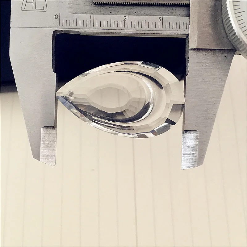 Капли воды 38 мм хрустальные люстры лампы могут связаться с 14 бусины в форме