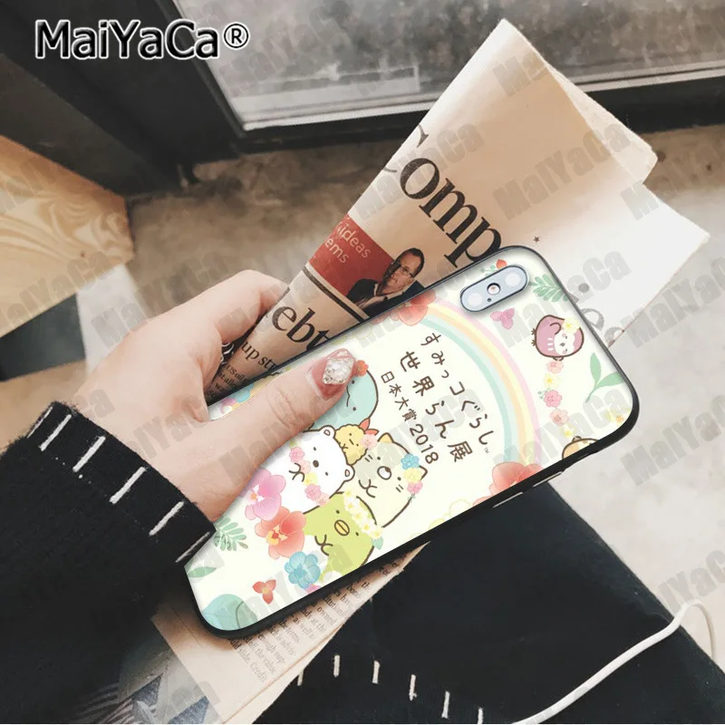 A7 MaiYaCa Kawaii Сумико гураши Coque Shell чехол для телефона iphone 11 pro 5Sx 6 7plus 8 8Plus X XS MAX XR - Цвет: A7